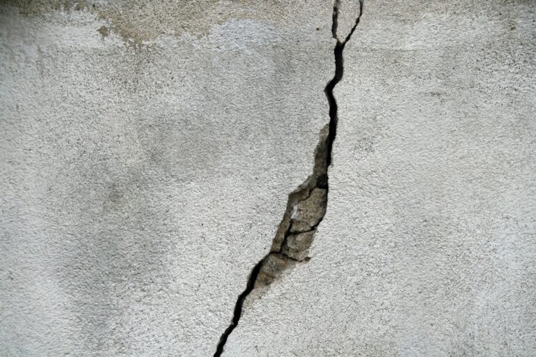 cracked concrete
