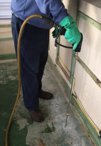 rodding termite treatment termite rodding treatment under concrete slab